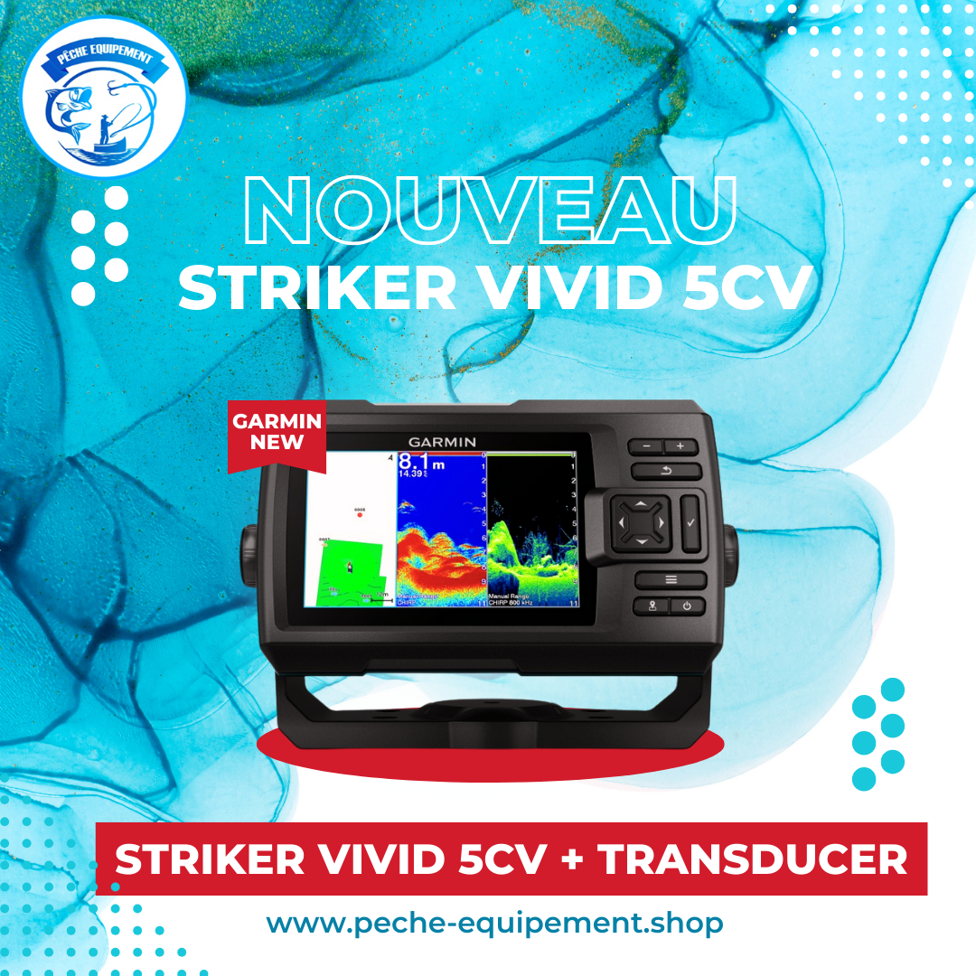 GARMIN STRIKER™ Vivid 5cv Avec sonde GT20-TM