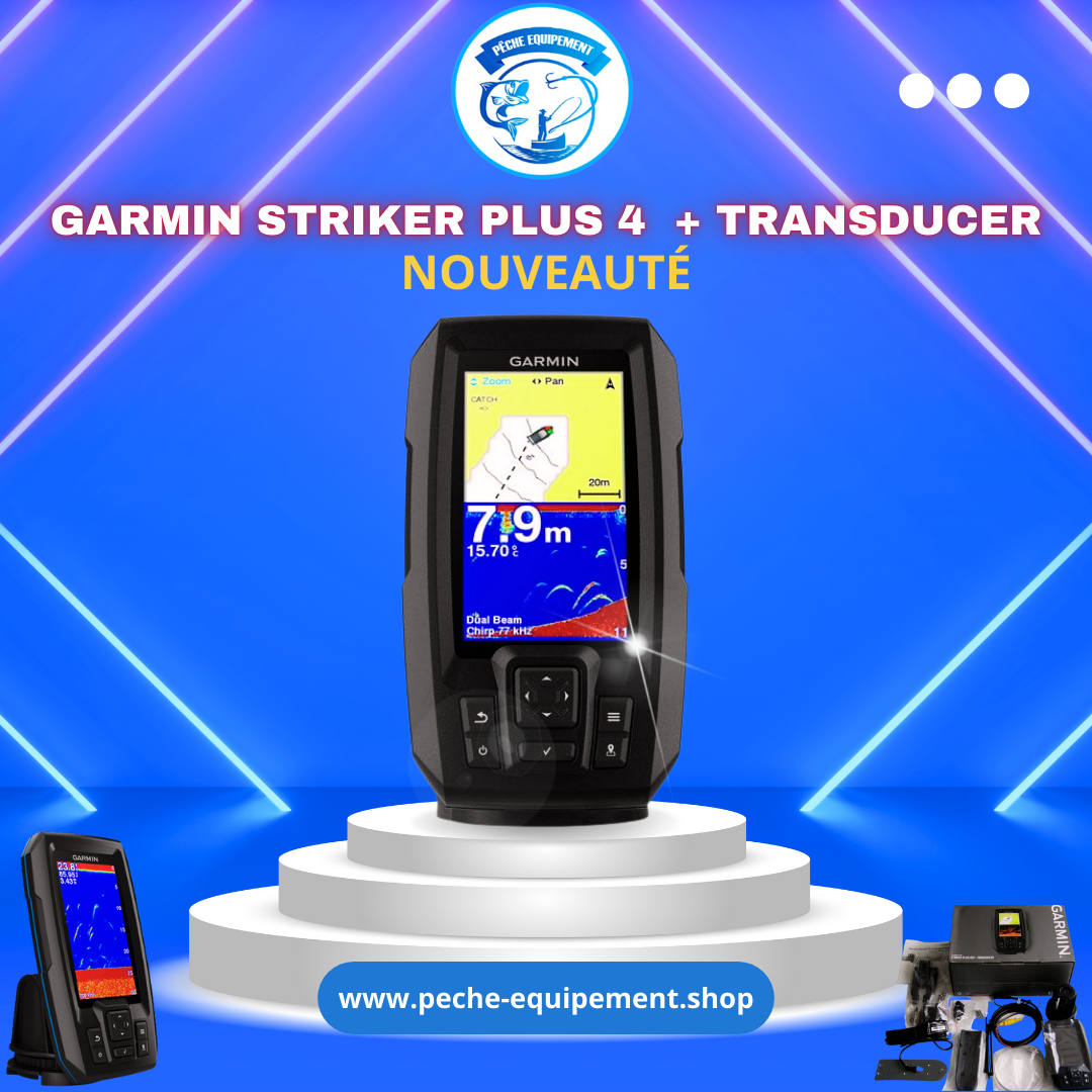 GARMIN STRIKER™ Plus 4 Avec sonde bi-faisceaux
