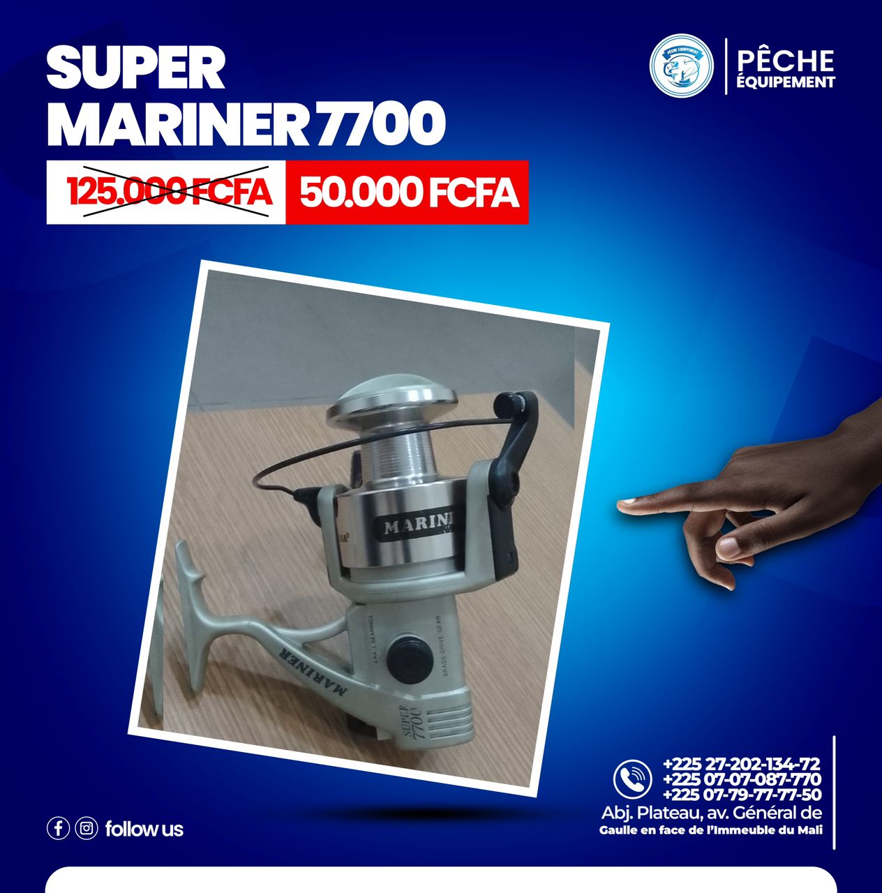 Moulinet SUPER MARINER 7700