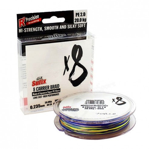 SUFIX 8 CARRIER BRAID 0.148MM 7.5KG