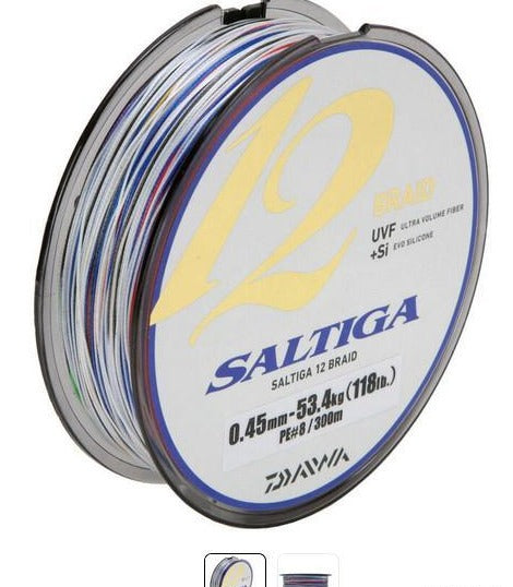 TRESSE SALTIGA 12BRAID 0.45MM 53.4KG 300