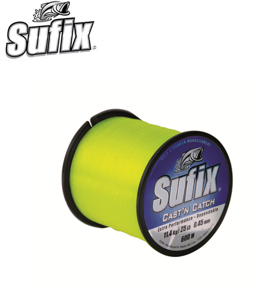 SUFIX CAST'N CATCH YELLOW 600M 60/100