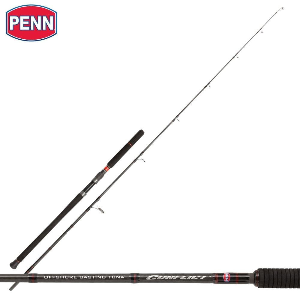 PENN CONFLICT OFFSHORE TUNA 8FT2 30G - 180G JIGGING ROD