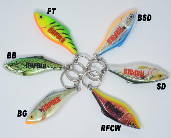 PORTE CLE RAPALA MULTICOLOR