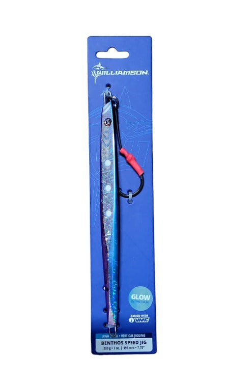 Williamson Benthos Speed Knife Jig 200g Blue / Pink / Purple