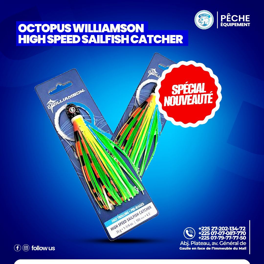 WILLIAMSON high speed sailfish catcher 4.5-35G