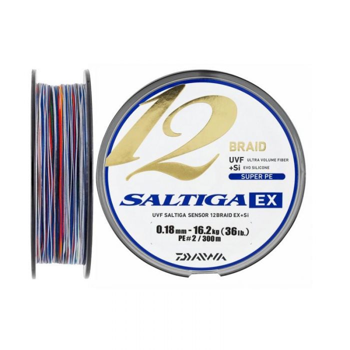 12 BRAID SALTIGA EX 0.18 mm 16.2 kg 600m