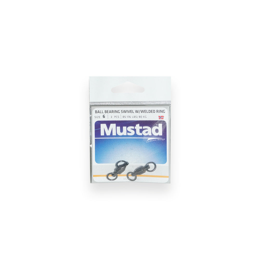 Mustad Ball Bearing Swivel with Welded Ring