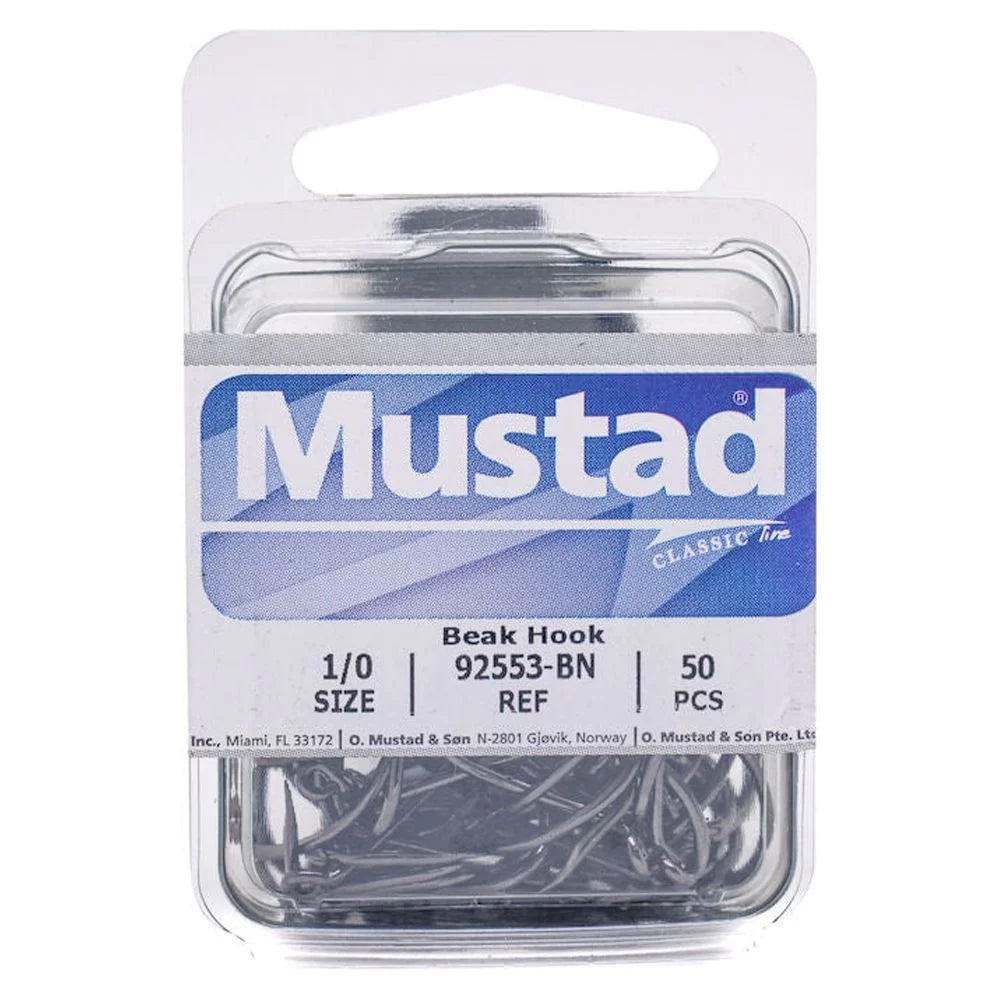 MUSTAD BEAK FISHING HOOKS Size 8/0