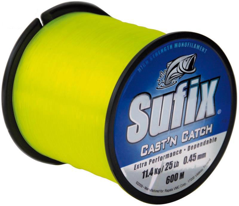 SUFIX CAST'N CATCH YELLOW 600M 60/100