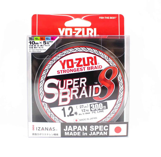 SUPERBRAID 8 R1286 12KG 27LB 0.19MM